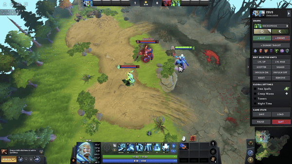 How to play Zeus Aghanim's Shard
