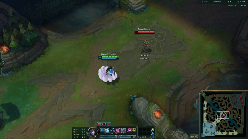 Ahri casting E