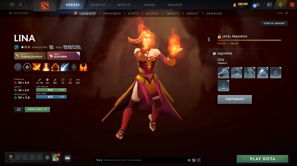 How to play Lina