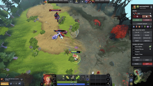 How to play Enchantress Nature’s Attendants