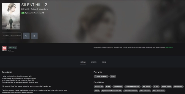 Xbox Release Date for Silent Hill 2 Remake Leaked
