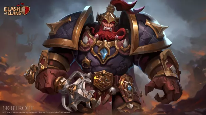 the grand warden at the clash of clans game 