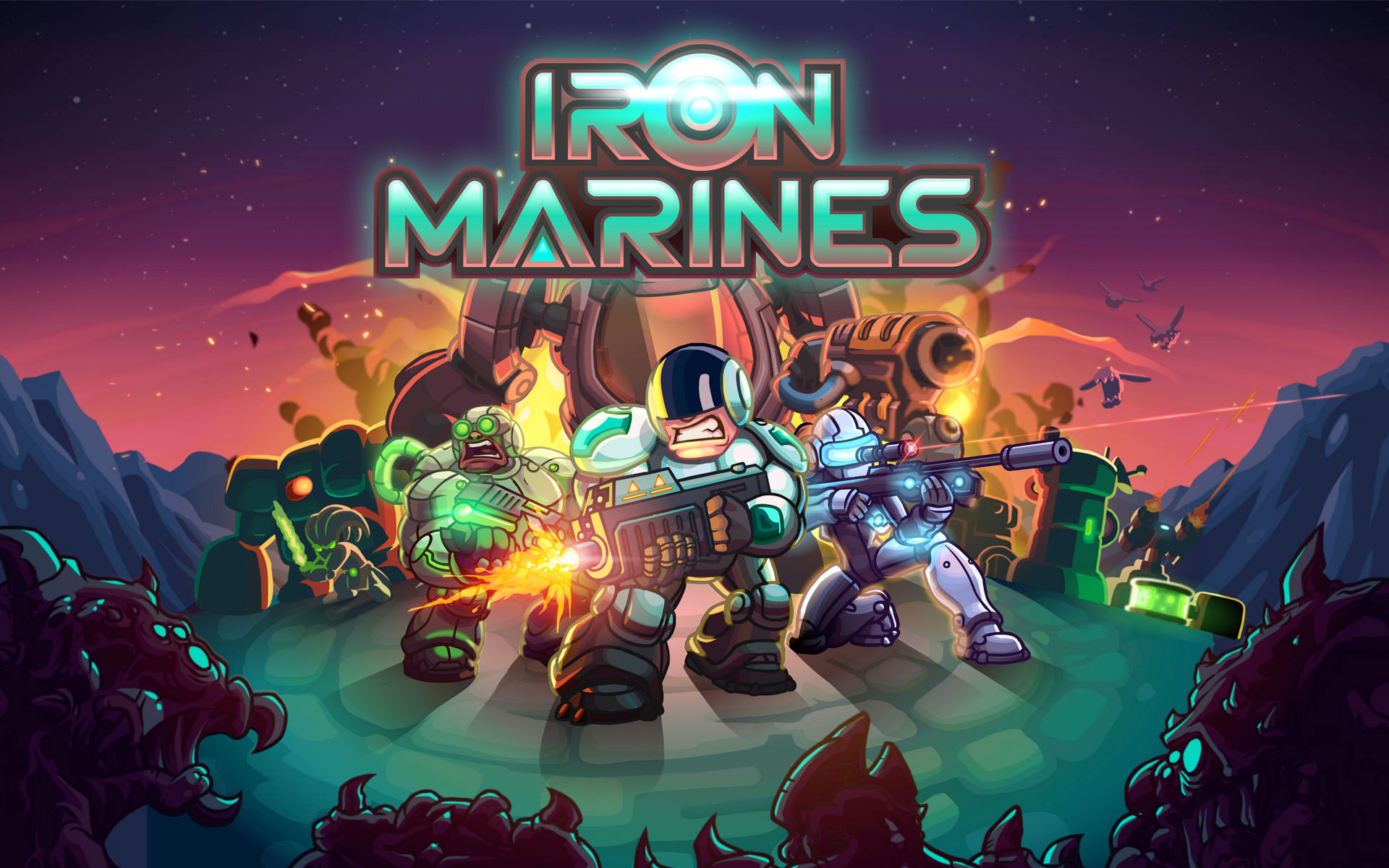 best offline strategy games for iOS: Iron Marines