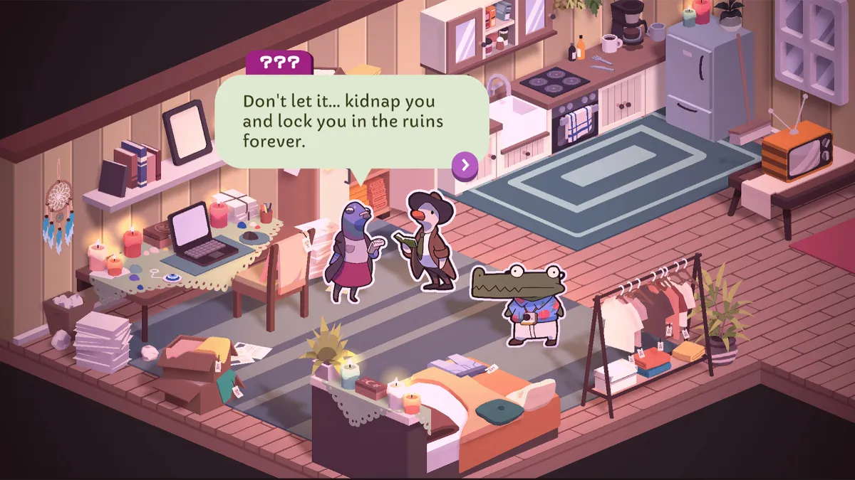 Duck Detective: Story: A Camping Trip Turned Ghostly